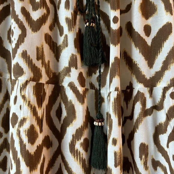 Zara Women's Brown Patterned Maxi Skirt - Picture 9 of 9